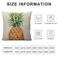 thumbnail image 5 of COMIO  Pineapple Watercolor Throw Pillow Case Beautiful Colorful Art Sketch of Exotic Tropical Summer Fruit Pillow Cushion Covers Home Sofa Decorative, 5 of 5