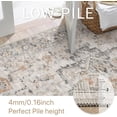 thumbnail image 4 of 8'x10' Vintage Oriental Area Rug, Non-Shedding Washable Floor Carpet, Grey Multi, 4 of 5