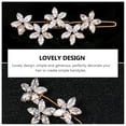 thumbnail image 4 of NUOLUX 1Ud Pasador De Con De Flor En Zirconia Dorado Accesorio Ligero Para Decorar, 4 of 8