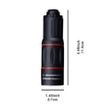 thumbnail image 4 of Inteprter Telescopio de fotografía para teléfono 18x ajustable externo de alta definición Monocular de viaje para teléfono inteligente observación al Teléfono y Comunicación, 4 of 6
