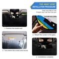 thumbnail image 3 of Foldable Car Windshield Sunshade UV Sun Visor Protector Blocks UV Rays Keeps Vehicle Cool 53x23.5 Inch 80s-inspired Unicorn, 3 of 8