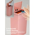 thumbnail image 5 of YRLLENSDAN 13 Gallon Bathroom Trash Can with Lid, Plastic Automatic Garbage Cans for Kitchen 50 Liter Auto Open Trash Bin Small with Touch-Free & Motion Sensor Lid for Bedroom Home Office, 5 of 7