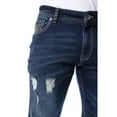 thumbnail image 4 of RAW X Mens RawX Contrast Neon Stitch Flex Jeans, Indigo, 34X30, 4 of 7