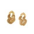 thumbnail image 4 of Aretes largos de cadenas de oro laminado, 4 of 9
