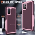 thumbnail image 5 of Designed for Samsung Galaxy A71 5G Case 2 in 1 Gift Militay Grade Drop Protective Rugged Heavy Duty Cover Shockproof Case for Galaxy A71 5G Phone Case for Women Men boy Girl (Pink+Rose Red), 5 of 17
