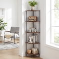 thumbnail image 4 of 5 Tier Corner Bookshelf, 4 of 6