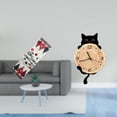 thumbnail image 2 of Camino de mesa navideño,Camino de mesa navideño para la cocina de invierno,Reloj de pared,Reloj de pared decorativo para baño o dormitorio,Reloj de pared para gatos silencioso,sin, 2 of 8