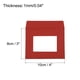 thumbnail image 2 of Sobres con ventana Unique Bargains 10 Paquetes 4' Transparente Doble Cara Rojo, 2 of 5