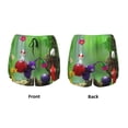 thumbnail image 5 of Lsque Pikmin Printed Women's Running Shorts with Liner Pockets,Elastic Quick Dry Workout Athletic Gym Yoga Shorts,Womens High Waist Shorts-XX-Large, 5 of 9