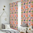 thumbnail image 5 of Blackout Kids Curtains,Pink Dinosaur Floral Pattern Childrens Insulated Curtains Set Of 2,Bedroom Essentials,Toddler Room Decor 52"x84", 5 of 5