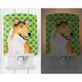 thumbnail image 2 of Caroline's Treasures SS4401CNL Collie Smooth St. Patrick's Day Shamrock Portrait Ceramic Night Light, 6x4x3", multicolor, 2 of 2
