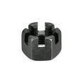 thumbnail image 4 of Uxcell M16x1.5mm Hexagon Slotted Nut, Grade 4.8 Carbon Steel Hex Castle Nuts, Black, 10Pack, 4 of 6