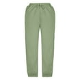 thumbnail image 4 of CHGBMOK Boys and Girls Sports Long Pants Loose Versatile Sweatpants Trousers Green, 4 of 6