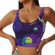 thumbnail image 1 of Fotbe Astronaut Sujetador Deportivo Largo sin Aros para Mujer con Almohadillas y Soporte Medio, Transpirable y Absorbente, Camiseta Tipo Chaleco o Tank Top-Medium, 1 of 8