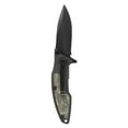 thumbnail image 6 of Ozark Trail 7.5-inch Folding Stainless Steel Knife with Camo Handle and Serrated Drop Point Blade, 6 of 10