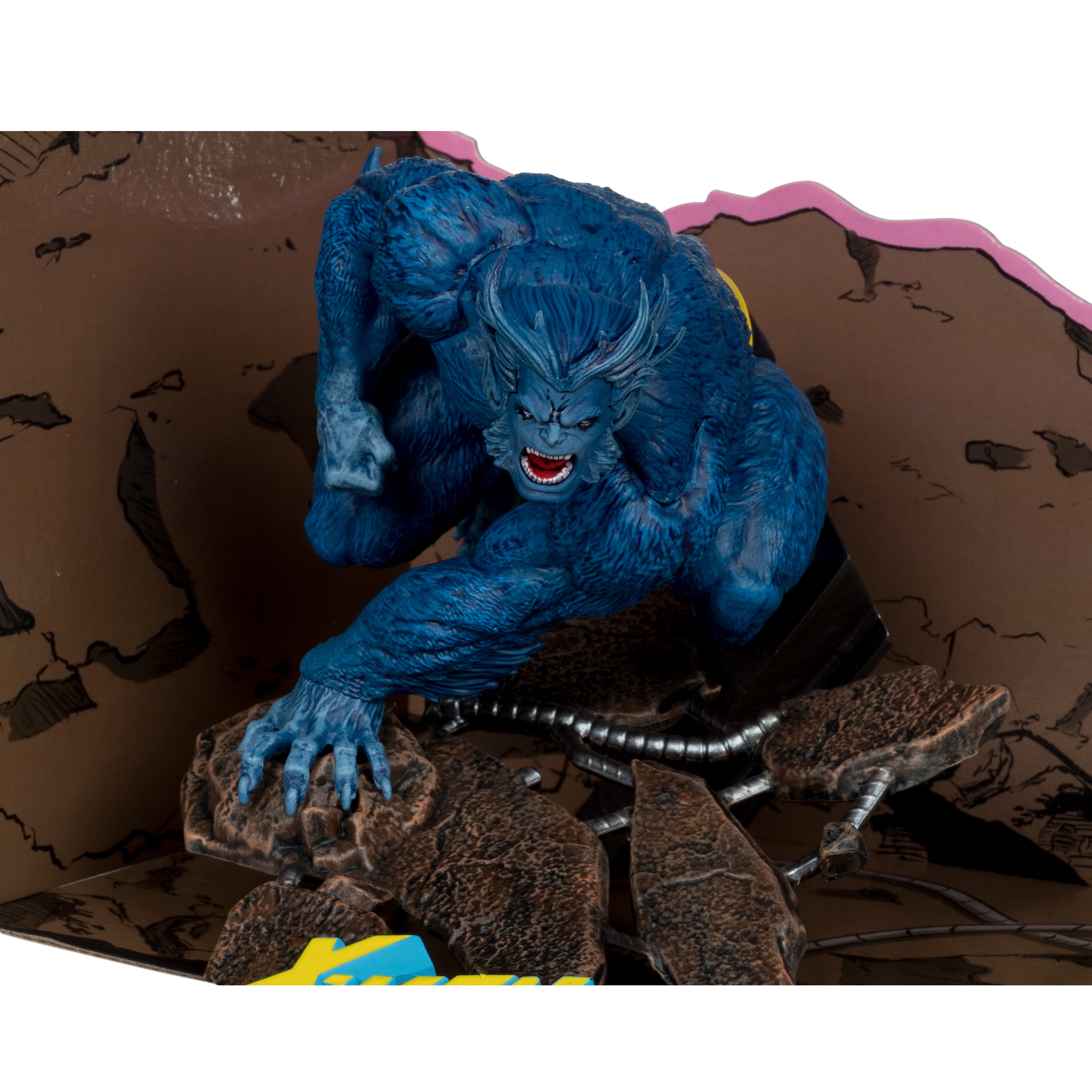 Beast (X-Men #1) 1:10th Scale Collectible Figure w/ Scene - McFarlane Toys