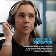 thumbnail image 5 of JLab Go Work Gen 2 Auriculares inalámbricos con micrófono - Más de 55 horas de reproducción Auriculares Bluetooth para PC y conexión multipunto a computadora portátil y móvil - Auriculares con cable o, 5 of 5