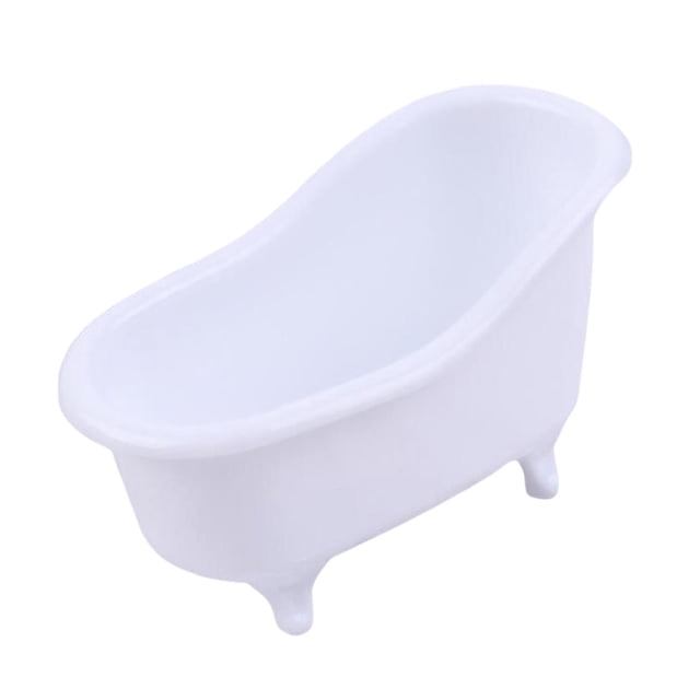 Soporte para jabonera de bañera, caja de almacenamiento de maquillaje decorativa, caja organizadora de joyas, contenedor de cosméticos para mostrador Blanco shamjiam Jabonera para bañera