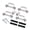 15X15mm, variant on 4Pcs Metal Pipe Clamp Brackets, U Shaped Connectors for Square Tubes Door Window Shed Security