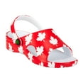 thumbnail image 1 of Kids' Dawgs Slides Canada (Red/White) Size 2, 1 of 1