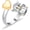 Gold, variant on Highland Cow Heart Urn Open Ring for Ashes for Women Men Stainless Steel Cremation Jewelry for Hold Loved Ones Ash