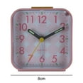 thumbnail image 2 of Small Battery Operated Analog Alarm Clock Silent Non Ticking, 2 of 5