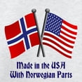 thumbnail image 3 of CafePress - Norwegian American Sweatshirt - Crew Neck Sweatshirt, 3 of 4