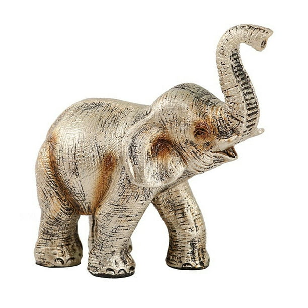 Adornos de elefante de resina, decoración de elefante, decoración de mesa moderna, artesanía Estilo C