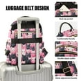 thumbnail image 4 of Cats Black Pink Cartoon Travel Laptop Backpack Casual Daypack Lightweight Bookbag Compartment for Business, 4 of 7