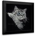 thumbnail image 1 of Harrison, Lesley 20x20 Black Modern Framed Museum Art Print Titled - Kitten II, 1 of 5