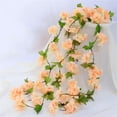 thumbnail image 3 of UDIYO Fake Sakura Vine Flowers Plants Garland Artificial Hanging Sakura for Hotel Wedding Home Party Garden Craft Art Decor, 3 of 8