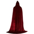 thumbnail image 3 of Kcodviy Cape Children Hollween Cloak Fashion Solid Coat Hooded Matching Vintage Women'S Hoodies & Sweatshirts Gaiter Scarf Women Cotton Women'S Shawls Winter Scarf For Women Leather Coat Cover Shawl, 3 of 4