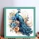 thumbnail image 2 of Kit Punto Cruz Pavo Real Impreso Hilo Algodón Ecológico Bordado 11CT 50x50cm, 2 of 9