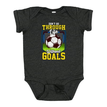 

Inktastic Soccer Funny Goals Gift Baby Boy or Baby Girl Bodysuit