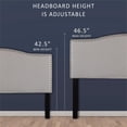 thumbnail image 2 of Bowery Hill Furniture Upholstered King Storage Bed Fog Fabric, 2 of 14