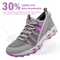 thumbnail image 4 of WOTTE Womens Quick Drying Water Hiking Shoes Barefoot Aqua Outdoor Sports Sneakers for Beach Swim Surf, Grey Purple 11, 4 of 8