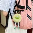 thumbnail image 4 of GliJian Eye Catching Furry Keychain, Portable Key Chain Accessory for Women 3.9" Sausage Mouth Plush Pendant with Long Legs Backpack Decor, 4 of 10