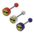 thumbnail image 1 of Smiley Face Logo Tongue Ring, 1 of 3