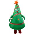 thumbnail image 1 of Christmas Cartoon Doll Costumes Air Model Inflatable Christmas Tree Clothes Funny Dress Up Props_Perfect Gift, 1 of 5