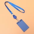 thumbnail image 3 of PTOOTP 4Pcs Lanyards for Badges in Blue with Polyester for Work Card and School Applications, 3 of 6