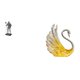 thumbnail image 1 of Figura de cisne, estatua decorativa, adorno de mesa para entrada, chimenea, dormitorio, decoración del hogar, regalo de inauguración de la casa, escul, 1 of 8