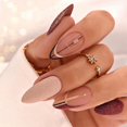 thumbnail image 2 of EIMELI 24pcs Dark Red Artificial Nails Safe And Durable Fake Nails for Professional Nail Salon Glue, 2 of 9