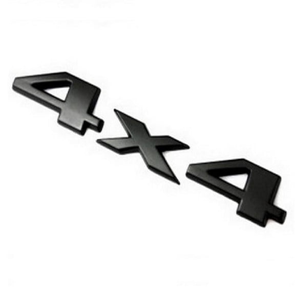 4X4 Car Styling Stickers with Adhesive 3D Metal Raised Tailgate Emblem Decals