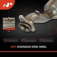 thumbnail image 5 of A-Premium 2-PC Left and Right Catalytic Converter Kit Direct-Fit Compatible with Ford F-150 2015 2016 2017 2018 2019 2020 3.5L, Turbocharged, E.P.A. Compliant, 5 of 6