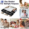 thumbnail image 6 of Best Mom Ever Custom Blanket, Birthday Gifts for Mom from Daughter Son with Pictures, Customized Photo Collage Mother Blankets Wife Birthday Gifts, Personalized Flannel Blanket with Photo as a Gift, 6 of 6