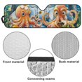 thumbnail image 6 of Binienty Funny Octopus Sun Shade For Car Windshield Compatible with Jeep Gladiator JT 2020-2025 Easy Fold Heat Reflector Car Window Sun Shade Folding Automotive Interior Accessories, 6 of 6