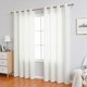 thumbnail image 1 of 2PC Curtains Household Blackout Translucent Light Transmission Protect Privacy Can be Worn Rods, 1 of 5
