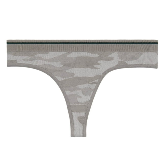 Gibobby Tangas de mujer Tanga sin costuras transpirable multicolor y de varios tamaños para mujer(Gris,G)