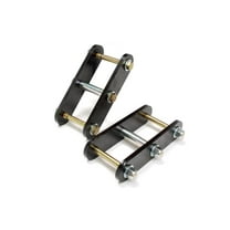 Rough Country 3/8" Lift Shackles (fits) 1976-1986 Jeep CJ5 CJ7 CJ8 Scrambler | Lifted Rear Steel | Pair | RC0274