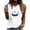 White Tank Top, variant on Lydpxz Women's 4th of July Tank Tops Plus Size Patriotic American Flag Graphic Tees Cute Sleeveless T Shirts Camisole Athletic Crew Neck Tanks
